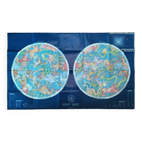 Map of the sky and constellations