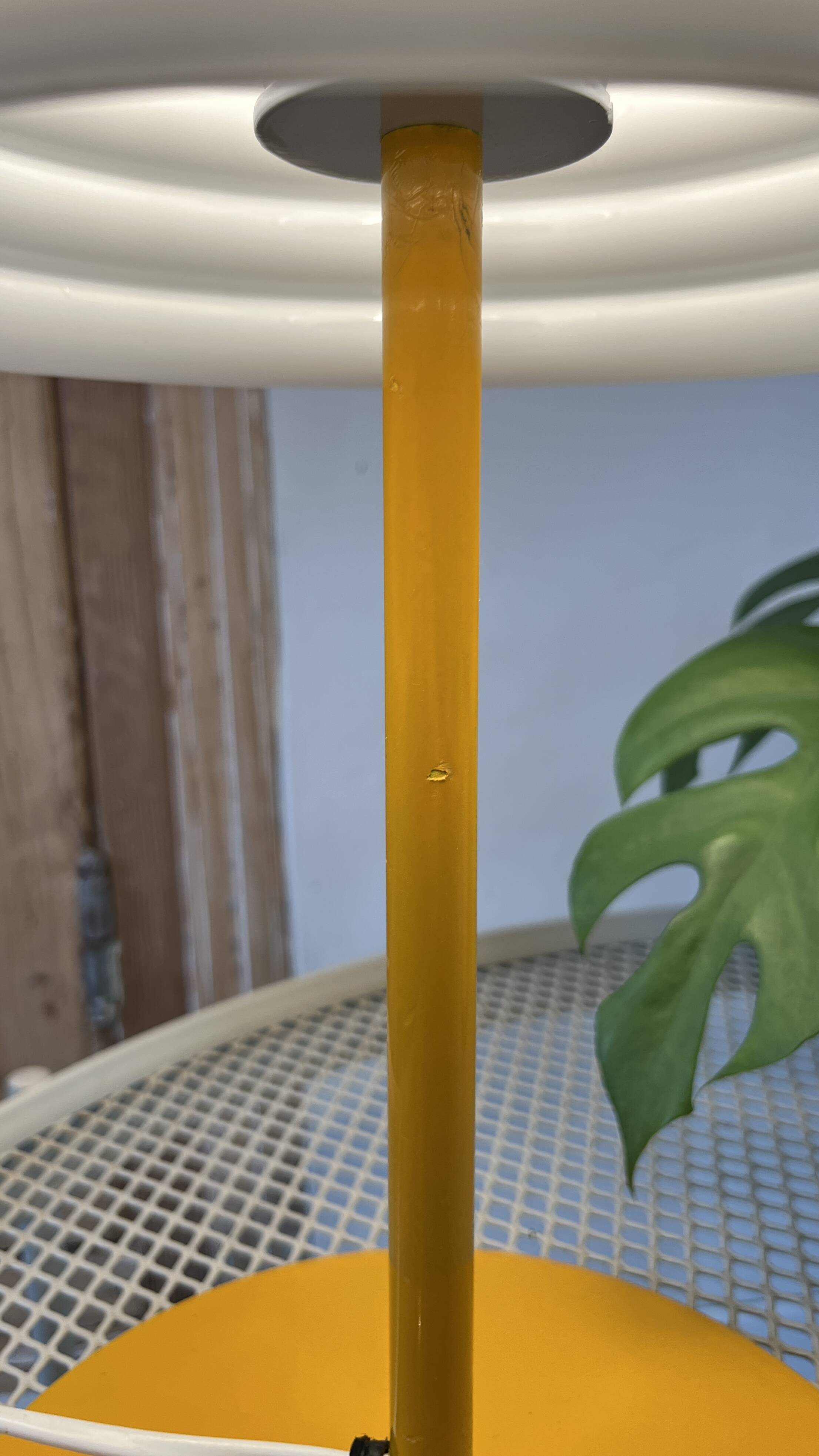 Lampe Leucos Modulo en verre de Murano et métal jaune