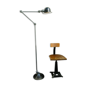 Lampadaire jielde brossée