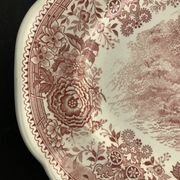 Oval flat Villeroy and Boch, model Burgenland red