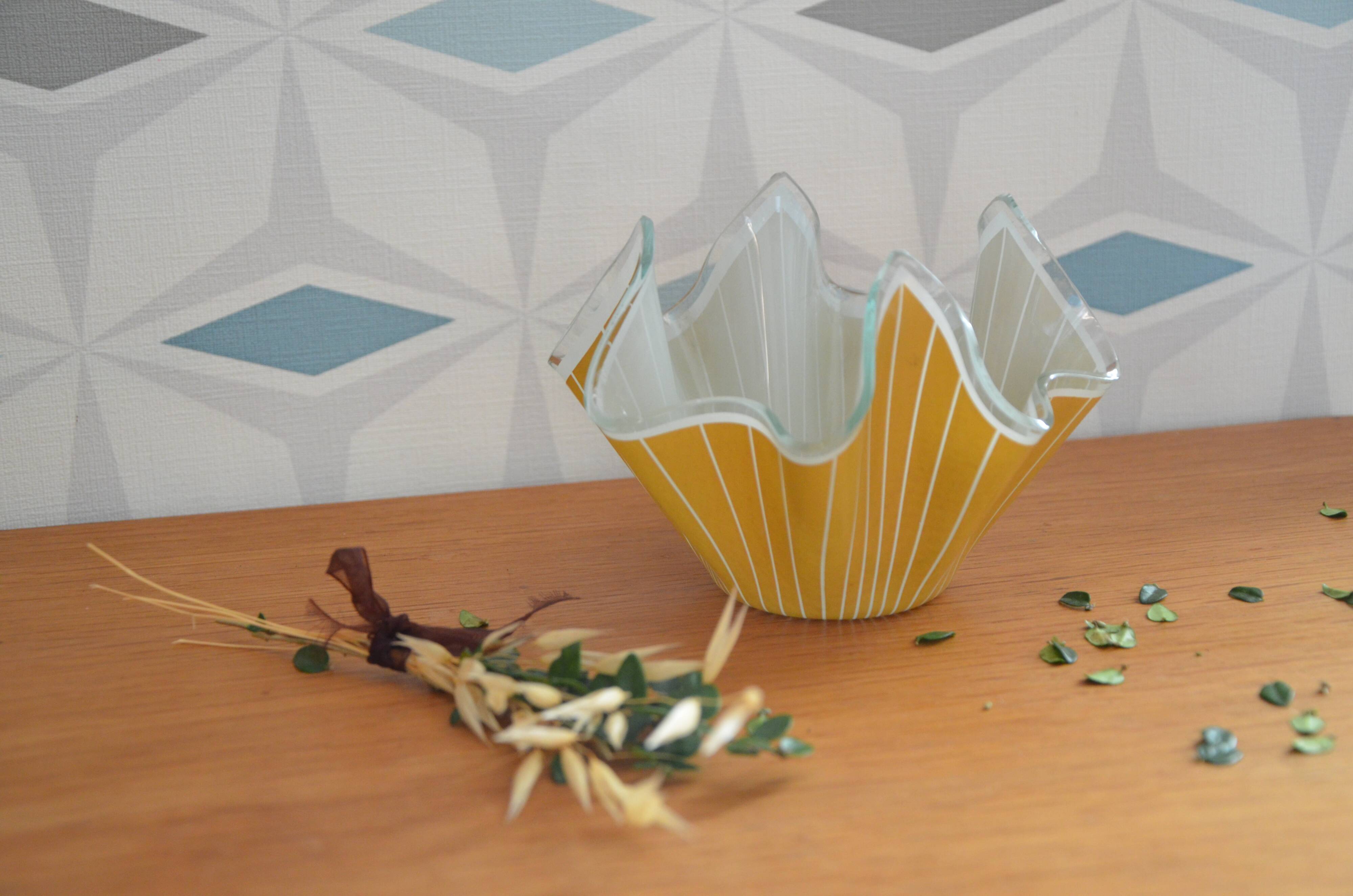 Chance Brothers handkerchief vase