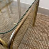 Set of 3 glass nesting tables