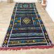 Handmade wool Berber rug 340 X 140 CM