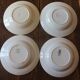 Lot 4 hollow plates mismatched art deco Badonviller Digoin