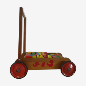 Wooden trolley