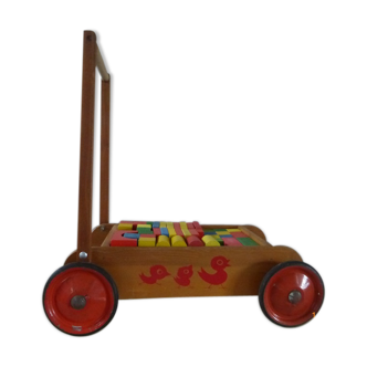 Wooden trolley