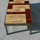 Coffee table with structure in steel Roger Capron