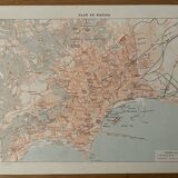 Carte vintage de Naples – 1930