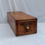 Old drawer with sea army file