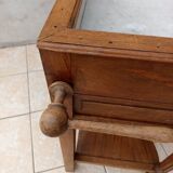 Meuble de toilette en noyer