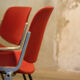 Set of ten Piretti chairs for Castelli publishing house