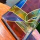 Carafe / vase multicolore italien