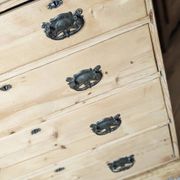 Antique English pine chest of drawers