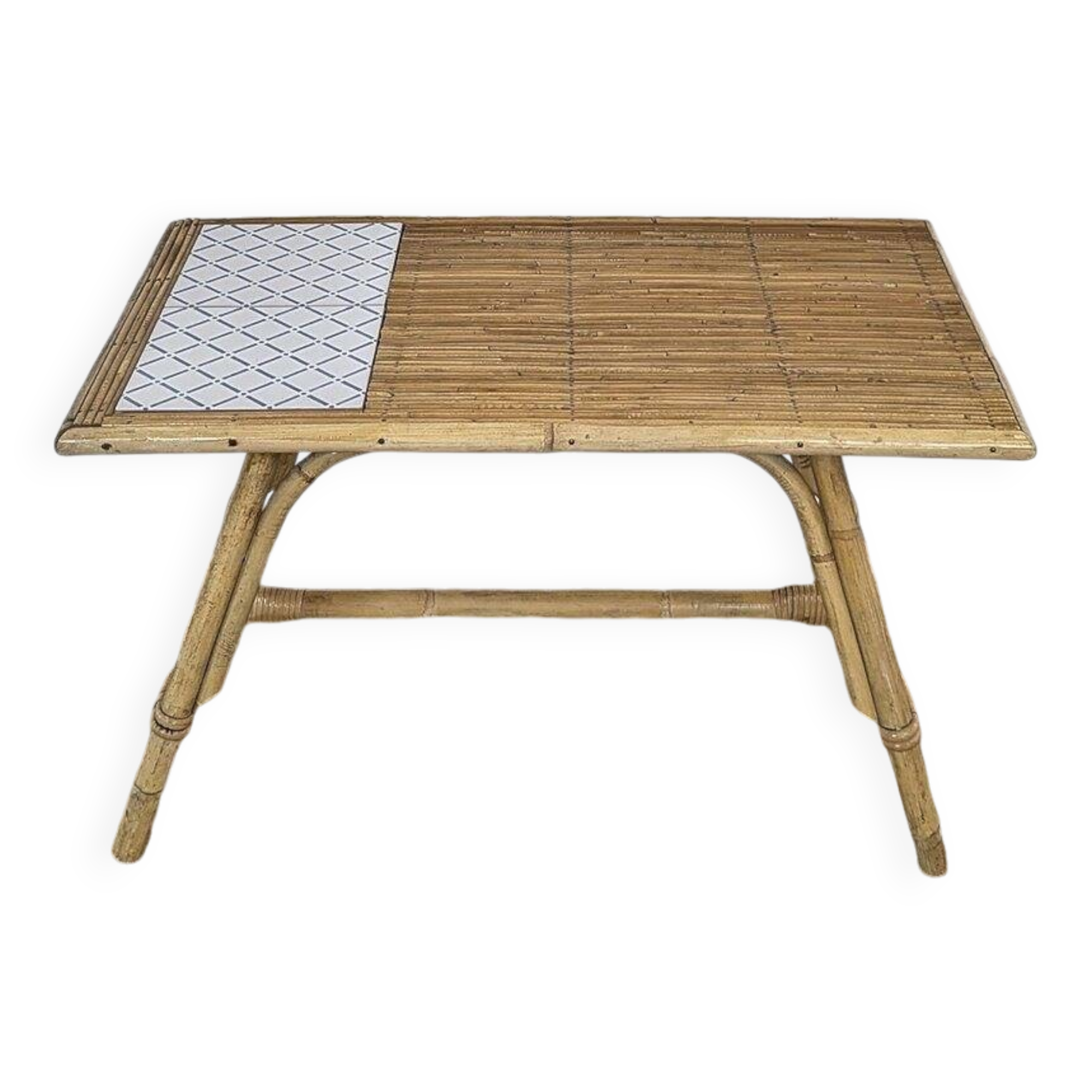 Rattan coffee table