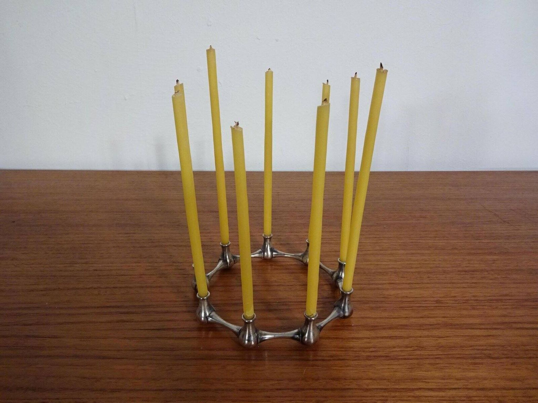 Silver-Plated Brass Candleholder by Jens Quistgaard, 1960s