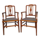 Pair of English armchairs