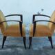 Paire de fauteuils bridge Art déco 1930