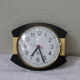 Clock Japy electric vintage 1960, design, black and gold