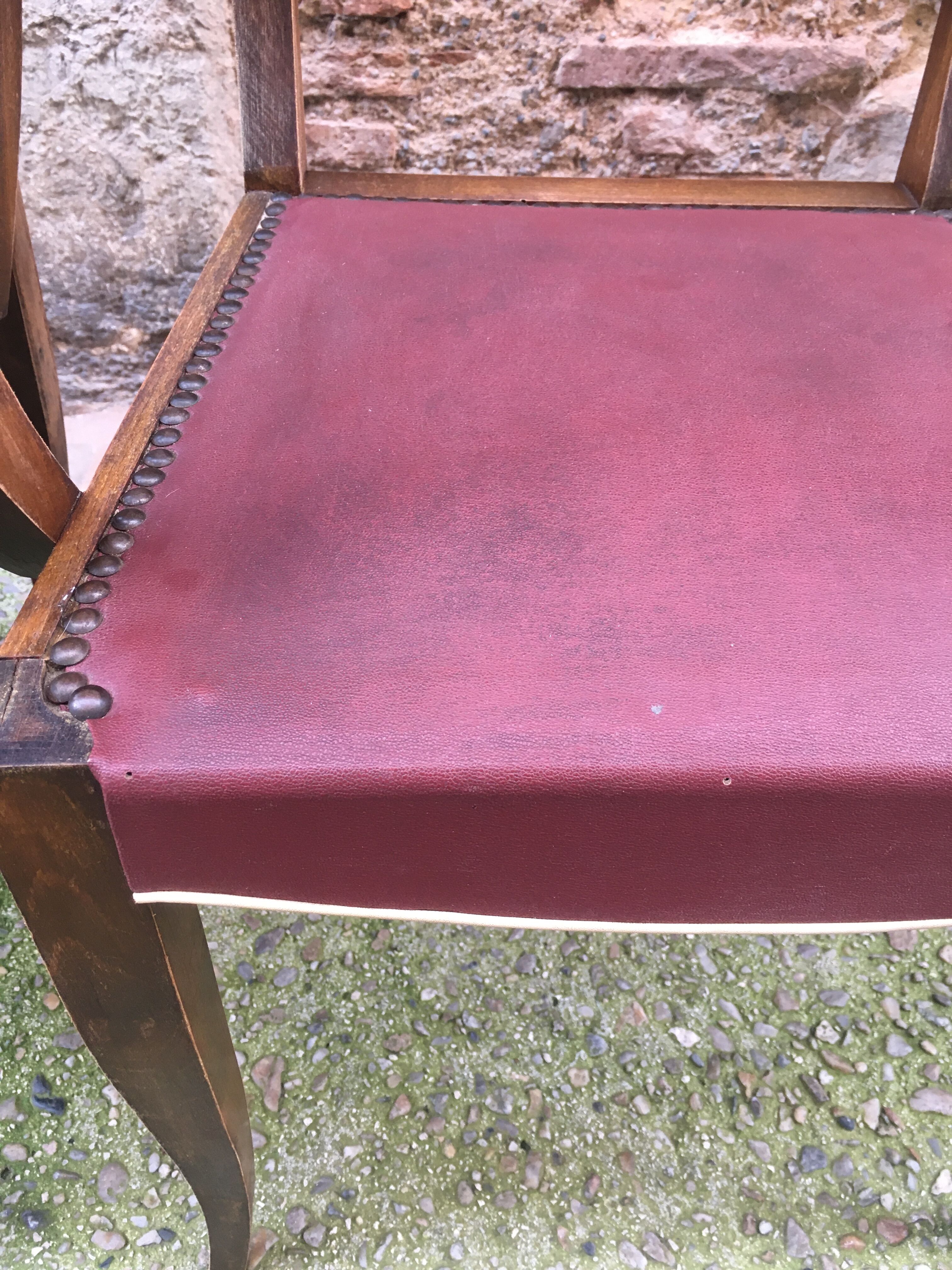Pair of bridges art deco armchairs