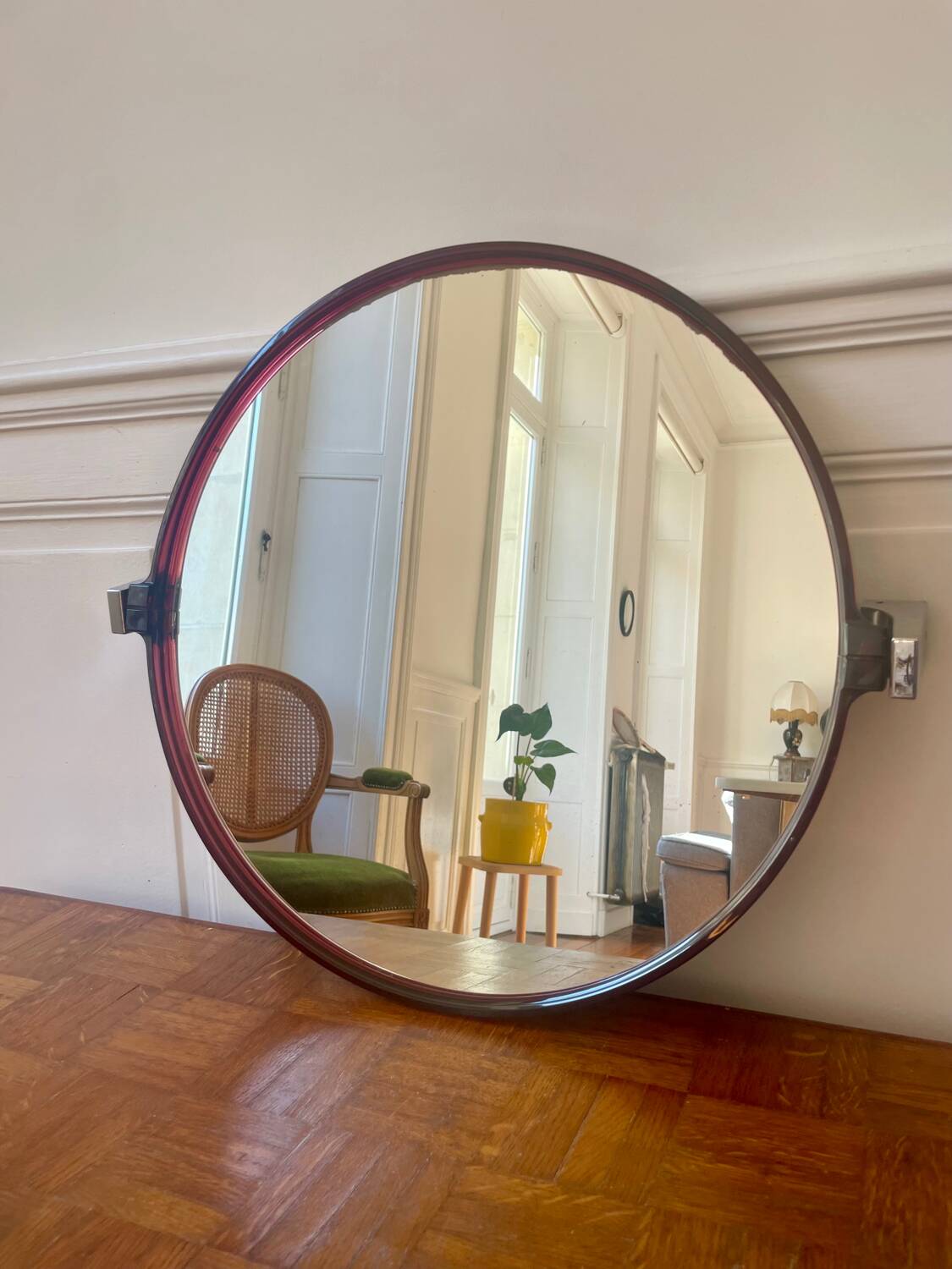 Miroir pivotant, années 70
