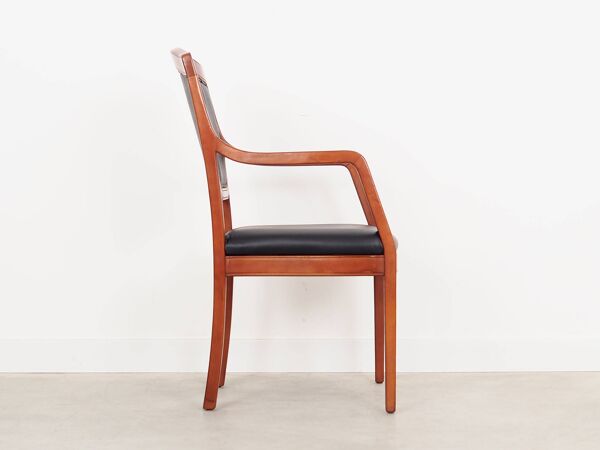 Chaise en hêtre, design danois, années 1970, production : Danemark