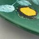 Vintage ceramic paint palette presentation plate | decorative bowl
