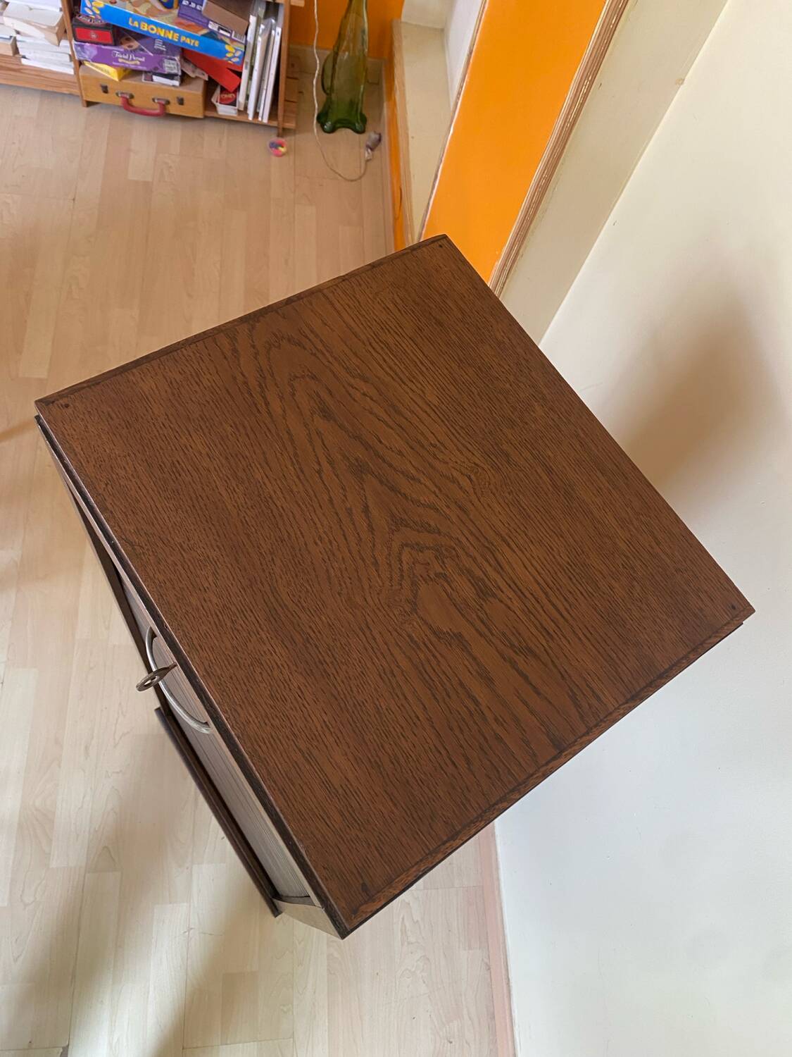 Renovated curtain filing cabinet from the early 20th century