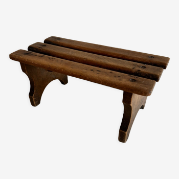 Banc porte-plantes en bois