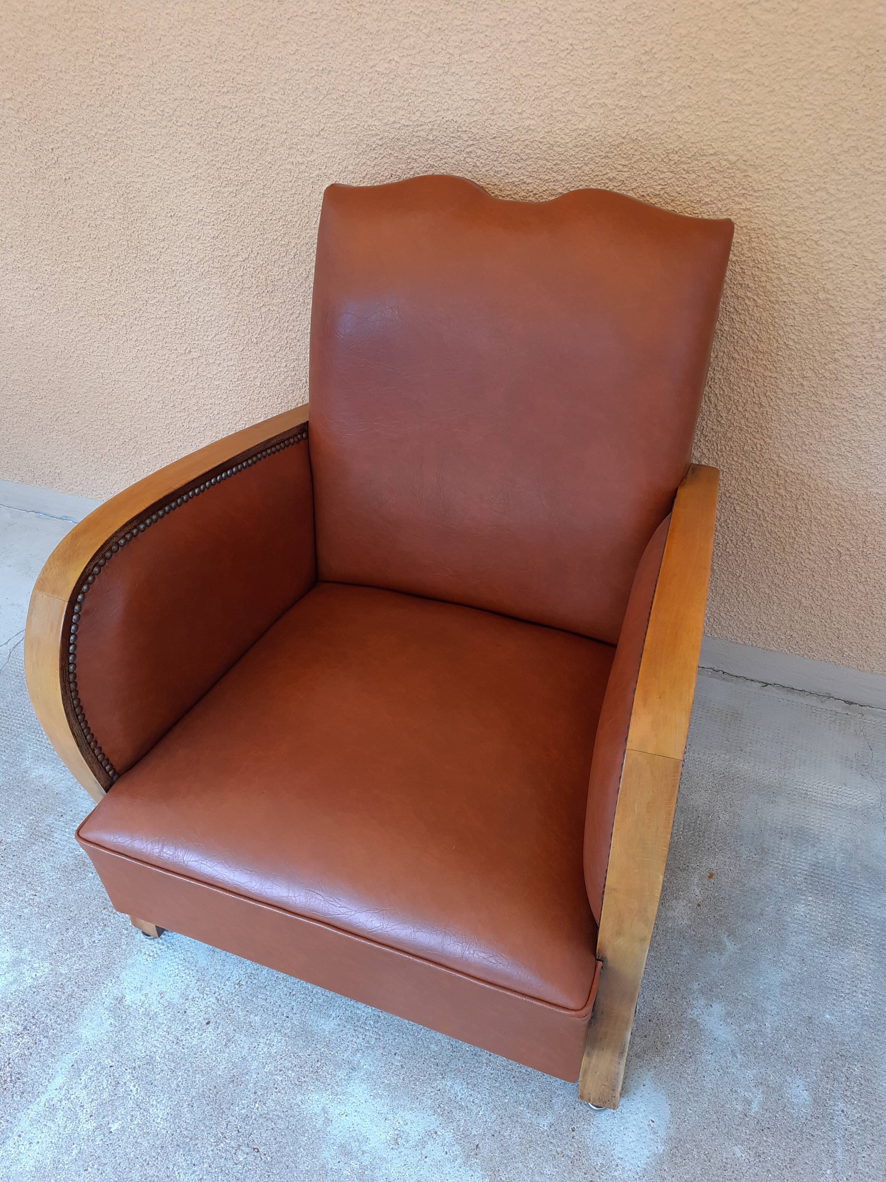 Skai havana armchair