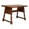 Table basse en bois de chêne, état d’origine, 1950