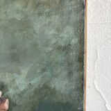 Oil on canvas anemone flowers 1920s