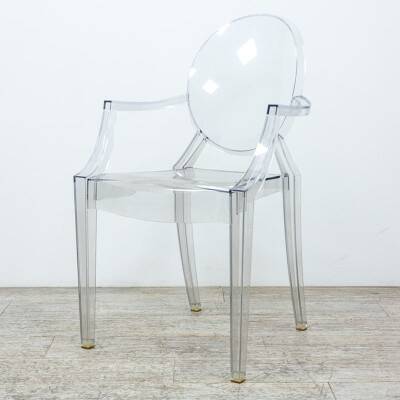 Louis Ghost transparent chair from Kartell.