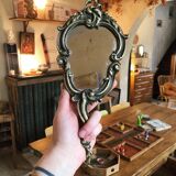 Miroir à main en bronze