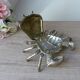 Old ashtray shape metal crab