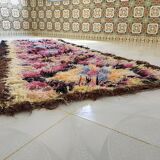 Tapis azilal ancienne fait main laine - 270x103cm