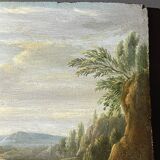 Pair of small paintings, Entourage of Jan Peeter Verdussen, oil on panel, 18th century