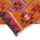 Turkish Handwoven Vintage Herki Kilim 93 cm x 316 cm