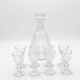 Digestif Service Crystal Baccarat - Harcourt Model (Decanter + 8 Glasses)