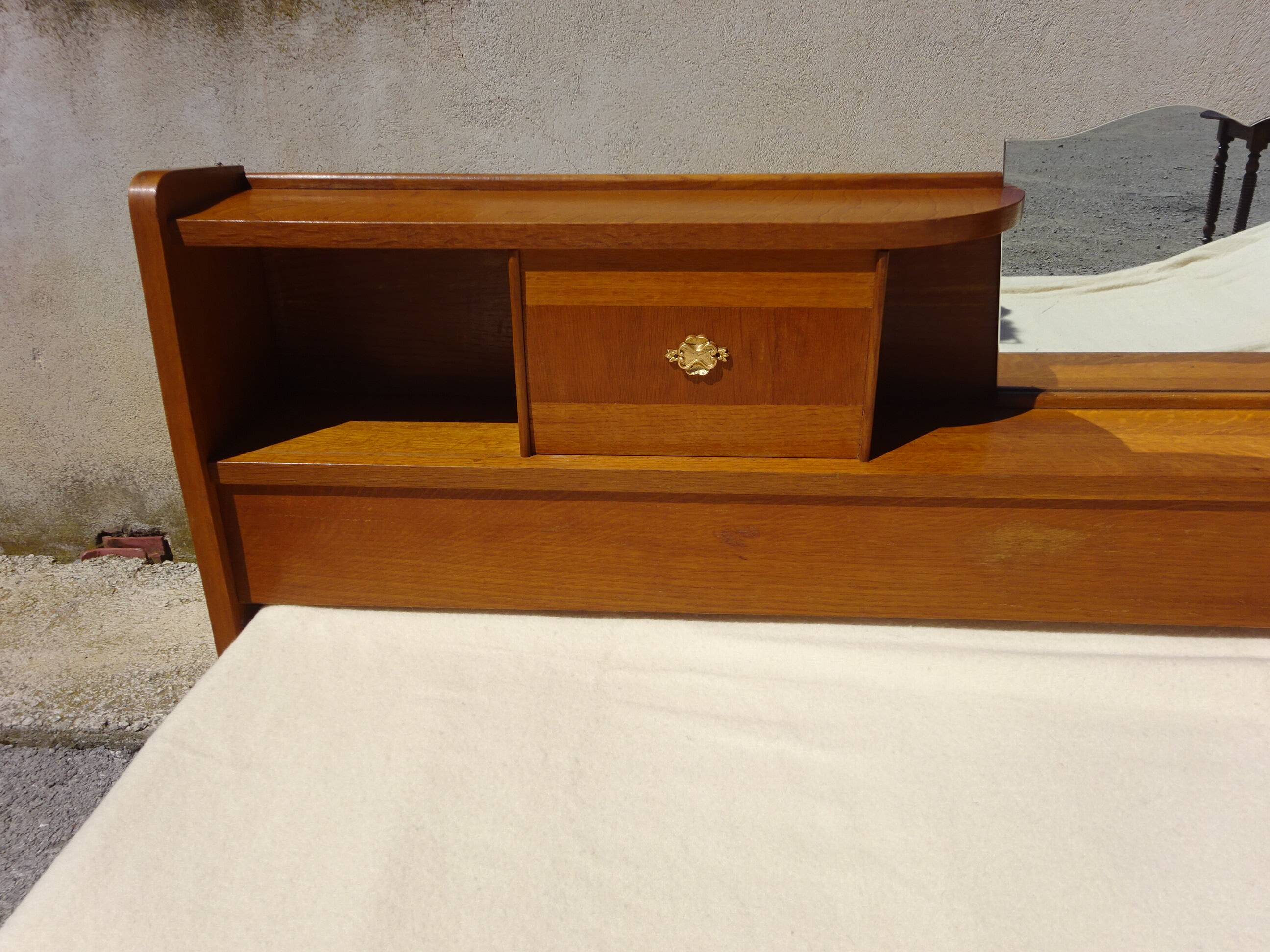 Cosy set and vintage headboard