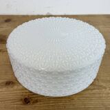 Vintage Wall Or Ceiling Light with Milk Glass, 1970s