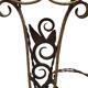 art deco table lamp marble base wrought iron frame hexagonal tulip imp belgium