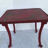 Side table red from China 50s