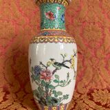 20th century canton porcelain vase