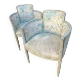 Art Deco armchair pair