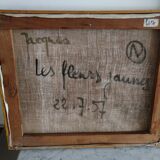 Painting yellow flowers 1957