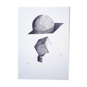 "matrix" Indian ink on paper
