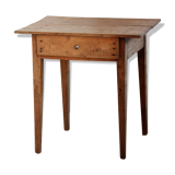 Wooden table with drawer