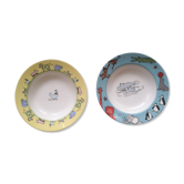 Duo of children's plates, animal motifs - Villeroy and Bosch