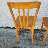 Paire de chaises bistrot monoibloc