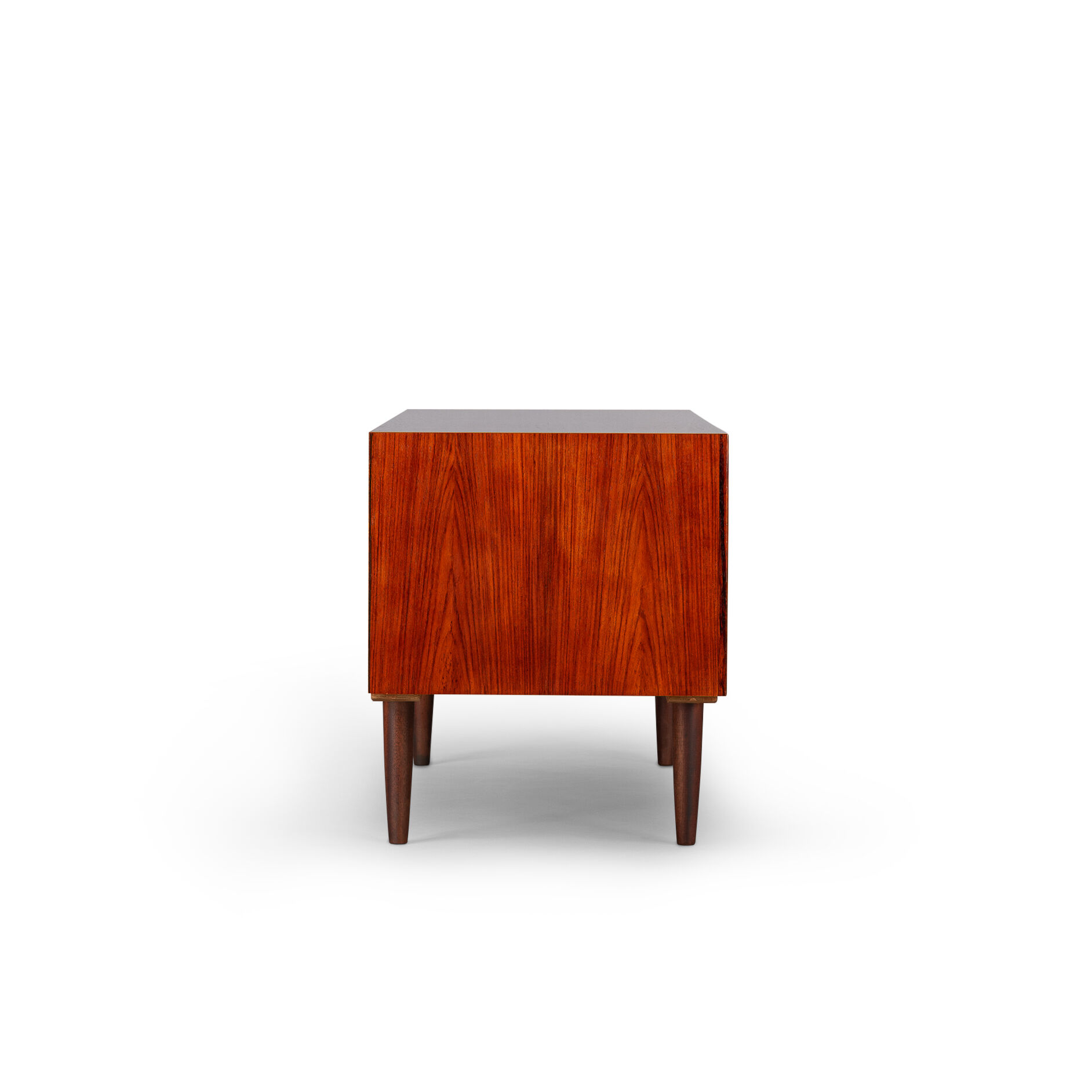 Low Danish Rosewood Sideboard by E. Brouer for Brouer Møbelfabrik, 1960s